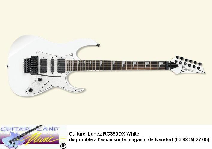 Guitare Ibanez RG350DX White